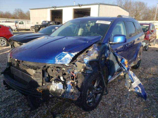 3C4PDCGG8FT630710 - 2015 DODGE JOURNEY CROSSROAD BLUE photo 1