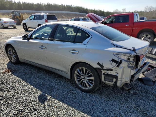 JN1EV7AP0KM518491 - 2019 INFINITI Q50 LUXE SILVER photo 2