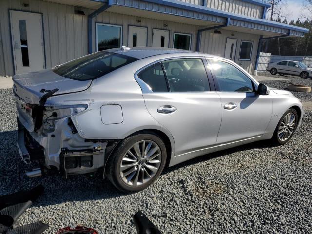 JN1EV7AP0KM518491 - 2019 INFINITI Q50 LUXE SILVER photo 3