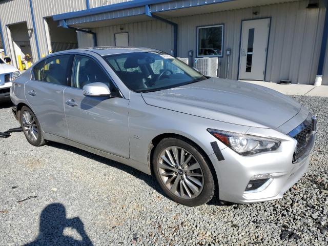 JN1EV7AP0KM518491 - 2019 INFINITI Q50 LUXE SILVER photo 4