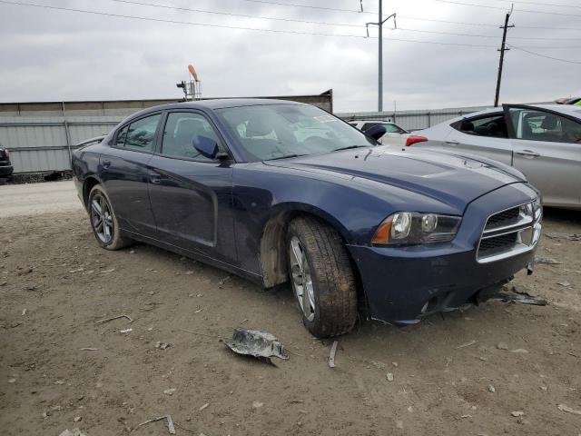 2C3CDXJG4EH360692 - 2014 DODGE CHARGER SXT BLUE photo 4