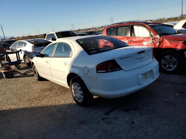 1C3EL46XX4N393835 - 2004 CHRYSLER SEBRING LX WHITE photo 2