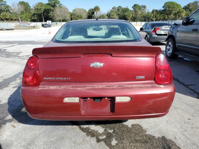 2G1WK15K379331376 - 2007 CHEVROLET MONTE CARL LT BURGUNDY photo 6