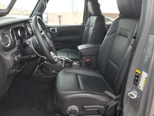 1C4JJXP6XNW229326 - 2022 JEEP WRANGLER U SAHARA 4XE GRAY photo 7