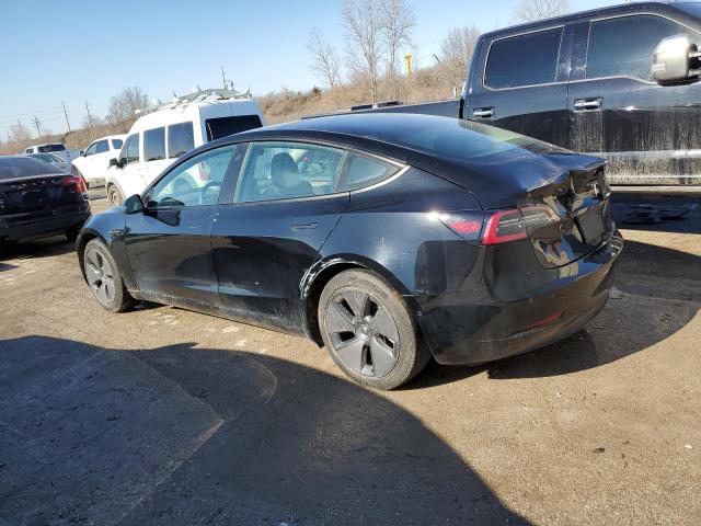 5YJ3E1EA4MF058643 - 2021 TESLA MODEL 3 BLACK photo 2