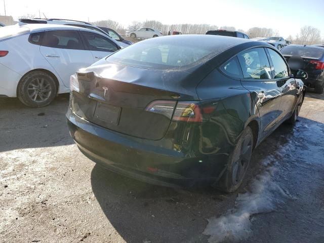 5YJ3E1EA4MF058643 - 2021 TESLA MODEL 3 BLACK photo 3
