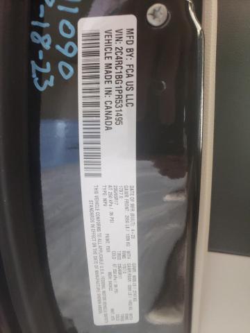 2C4RC1BG1PR531495 - 2023 CHRYSLER PACIFICA TOURING L BLACK photo 14