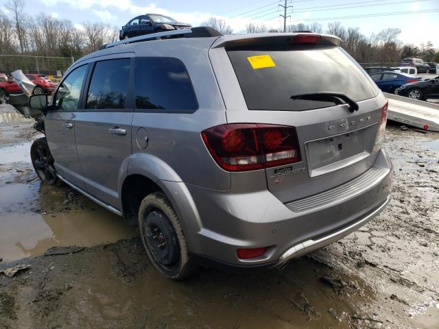 3C4PDDGG1JT504588 - 2018 DODGE JOURNEY CROSSROAD SILVER photo 2