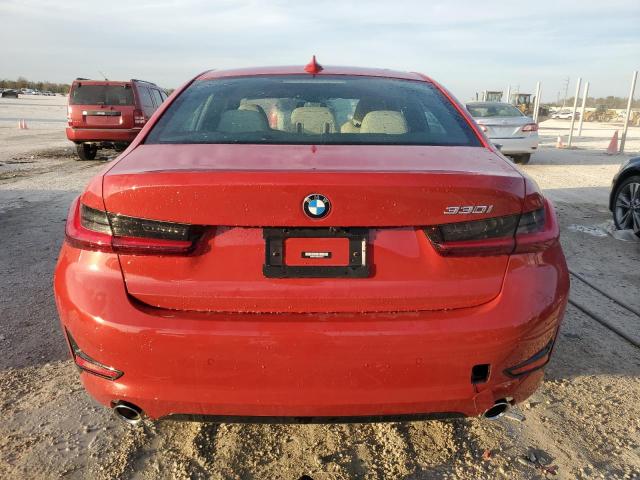 3MW5R1J09N8C63243 - 2022 BMW 330I RED photo 6