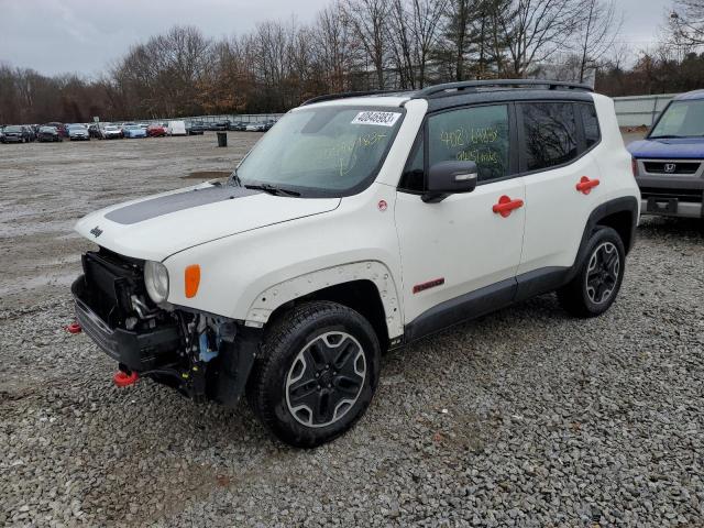 ZACCJBCT8GPD58236 - 2016 JEEP RENEGADE TRAILHAWK WHITE photo 1