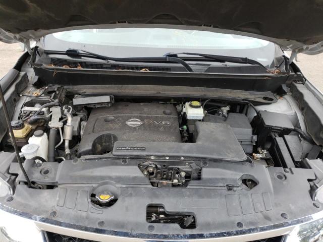 5N1AR2MN4FC630294 - 2015 NISSAN PATHFINDER S SILVER photo 11