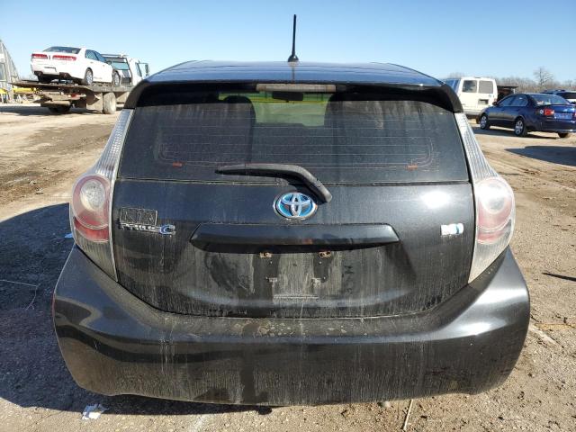 JTDKDTB36D1038841 - 2013 TOYOTA PRIUS C BLACK photo 6