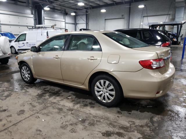 5YFBU4EE4DP209603 - 2013 TOYOTA COROLLA LE BASE GOLD photo 2