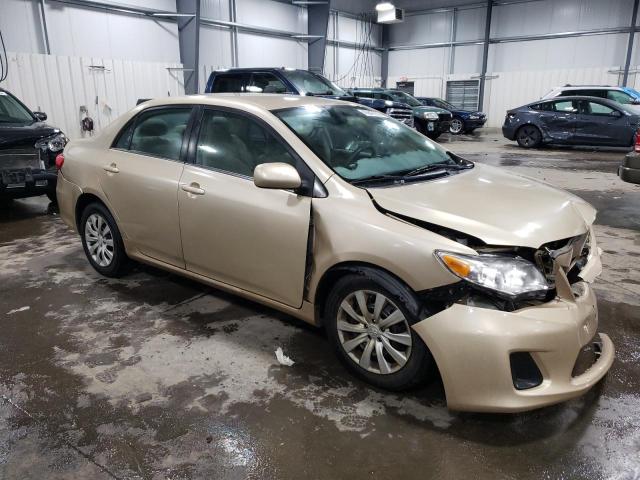 5YFBU4EE4DP209603 - 2013 TOYOTA COROLLA LE BASE GOLD photo 4