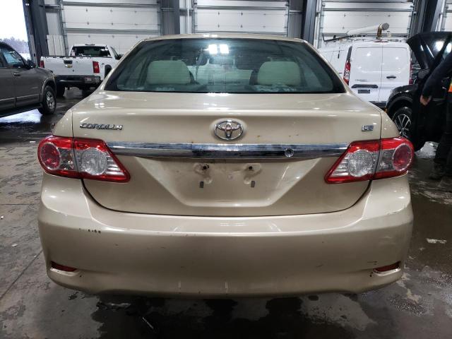 5YFBU4EE4DP209603 - 2013 TOYOTA COROLLA LE BASE GOLD photo 6