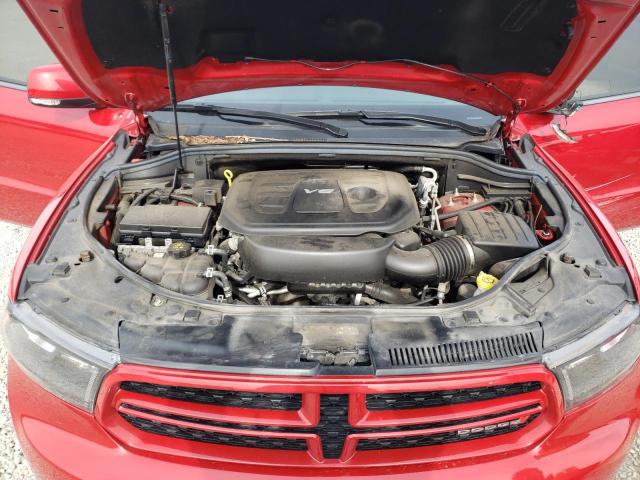 1C4RDJDG6JC279141 - 2018 DODGE DURANGO GT RED photo 12