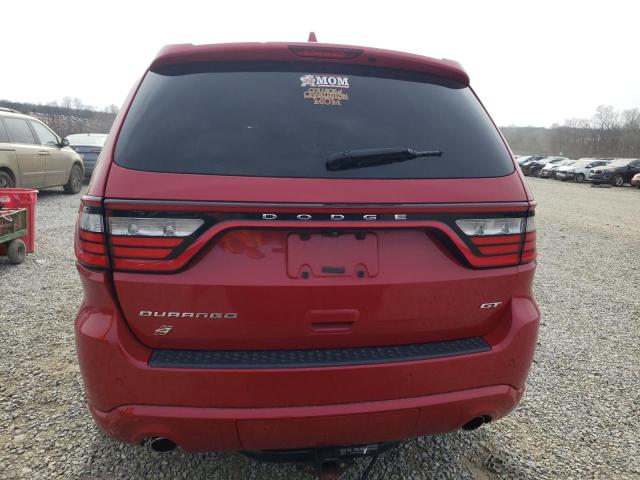 1C4RDJDG6JC279141 - 2018 DODGE DURANGO GT RED photo 6