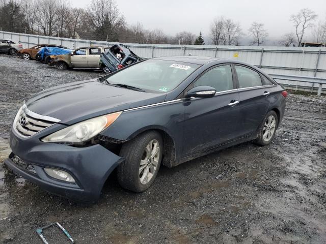 5NPEC4AC5BH000675 - 2011 HYUNDAI SONATA SE BLUE photo 1