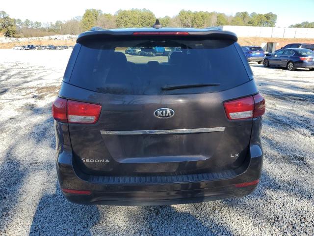 KNDMB5C12G6163916 - 2016 KIA SEDONA LX BROWN photo 6