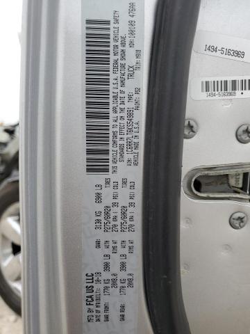 1C6RR7LT6KS549891 - 2019 RAM 1500 CLASS SLT 银色 照片 12