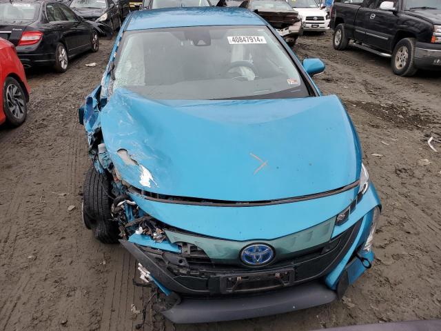 JTDKARFP4H3008630 - 2017 TOYOTA PRIUS PRIM BLUE photo 5