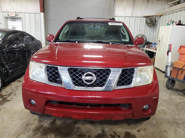 5N1AR18U26C644433 - 2006 NISSAN PATHFINDER LE წითელი ფოტო 5