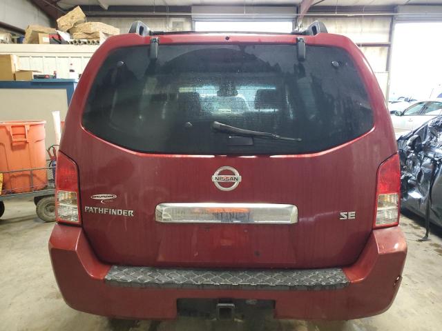 5N1AR18U26C644433 - 2006 NISSAN PATHFINDER LE წითელი ფოტო 6