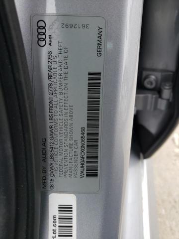 WAUHGAFCXGN065468 - 2016 AUDI A6 PRESTIGE ვერცხლისფერი ფოტო 13