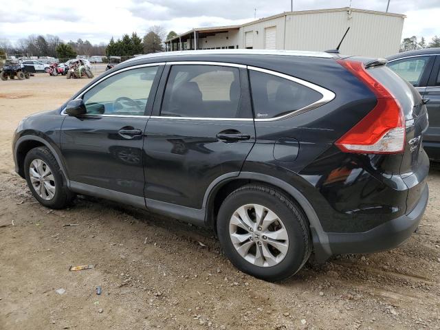 5J6RM3H77CL021987 - 2012 HONDA CR-V EXL BLACK photo 2