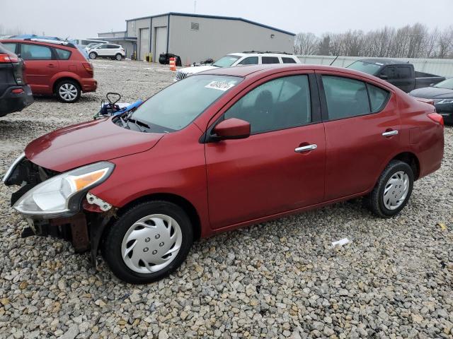 3N1CN7AP9JL834018 - 2018 NISSAN VERSA S RED photo 1