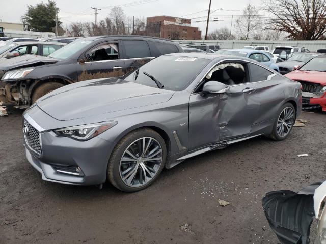 JN1EV7EL6JM391302 - 2018 INFINITI Q60 LUXE 300 SILVER photo 1