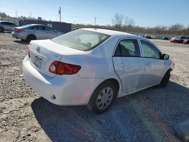 JTDBL40E39J003825 - 2009 TOYOTA COROLLA BASE WHITE photo 3