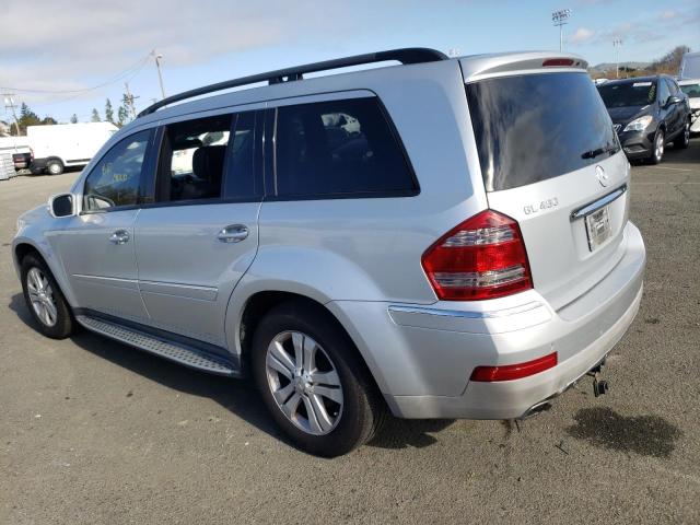 4JGBF71E67A241068 - 2007 MERCEDES-BENZ GL 450 4MATIC SILVER photo 2