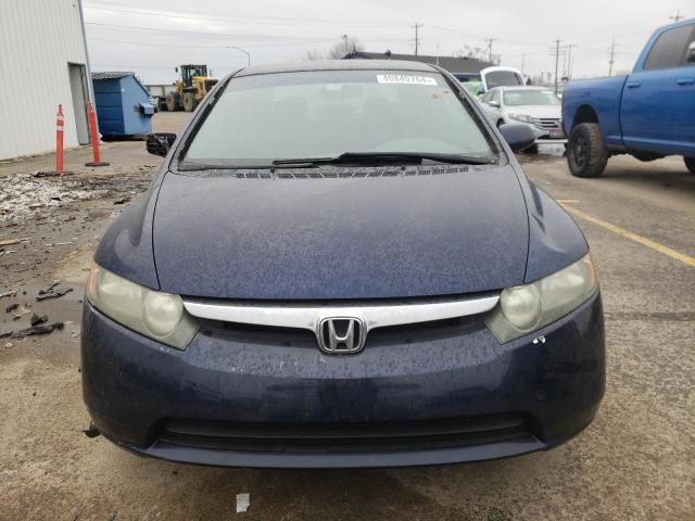 1HGFA16517L051257 - 2007 HONDA CIVIC LX BLUE photo 5