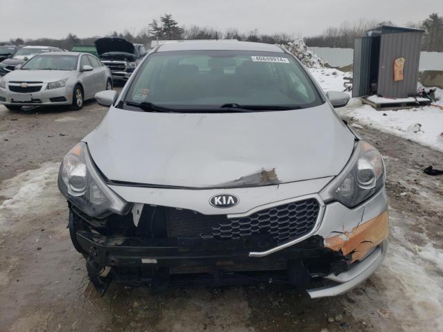 KNAFX5A82G5629227 - 2016 KIA FORTE EX SILVER photo 5