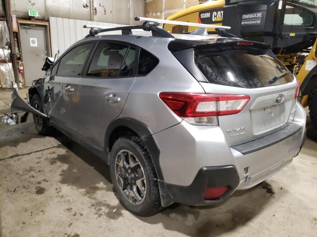 JF2GTACC7KH259222 - 2019 SUBARU CROSSTREK PREMIUM ვერცხლისფერი ფოტო 2