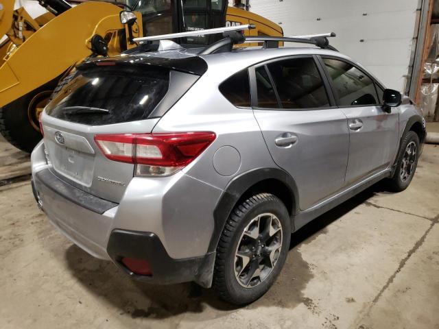 JF2GTACC7KH259222 - 2019 SUBARU CROSSTREK PREMIUM ვერცხლისფერი ფოტო 3