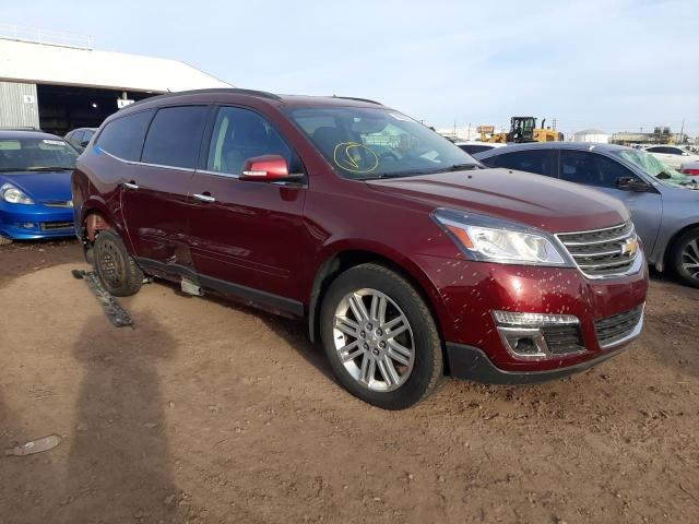 1GNKVGKD0FJ223734 - 2015 CHEVROLET TRAVERSE LT RED photo 4