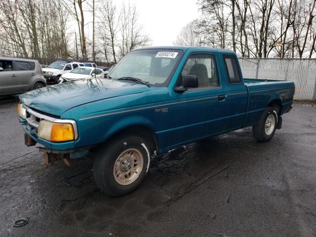 1FTCR14U8PPB24816 - 1993 FORD RANGER SUPER CAB GREEN photo 1