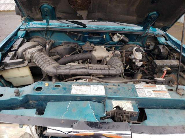 1FTCR14U8PPB24816 - 1993 FORD RANGER SUPER CAB GREEN photo 11