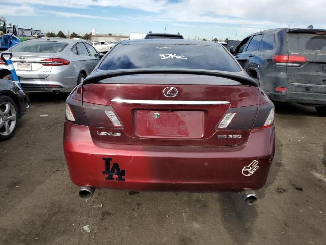 JTHBJ46G672067863 - 2007 LEXUS ES 350 MAROON photo 6