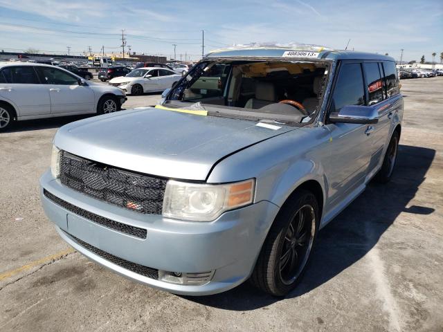 2FMDK53C69BB02411 - 2009 FORD FLEX LIMITED BLUE photo 1