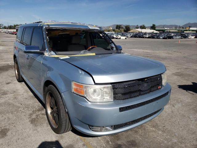 2FMDK53C69BB02411 - 2009 FORD FLEX LIMITED BLUE photo 4