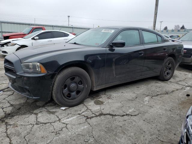 2B3CL1CG6BH600105 - 2011 DODGE CHARGER POLICE BLACK photo 1