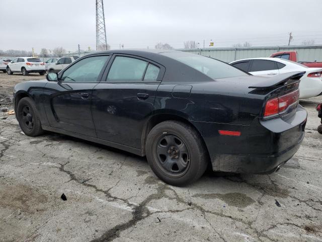 2B3CL1CG6BH600105 - 2011 DODGE CHARGER POLICE BLACK photo 2