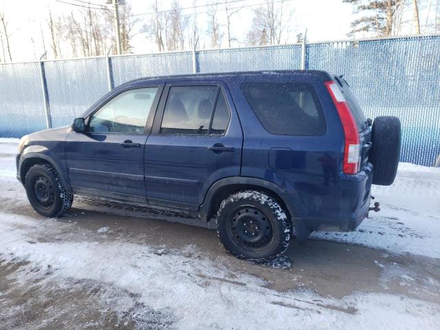 JHLRD78996C816190 - 2006 HONDA CR-V SE BLUE photo 2