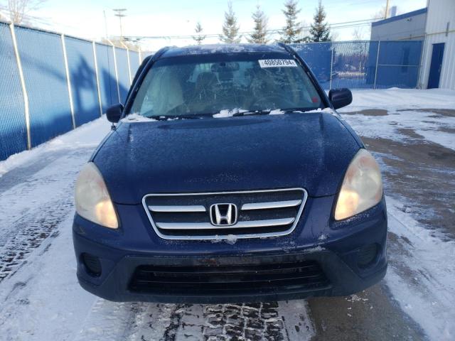 JHLRD78996C816190 - 2006 HONDA CR-V SE BLUE photo 5