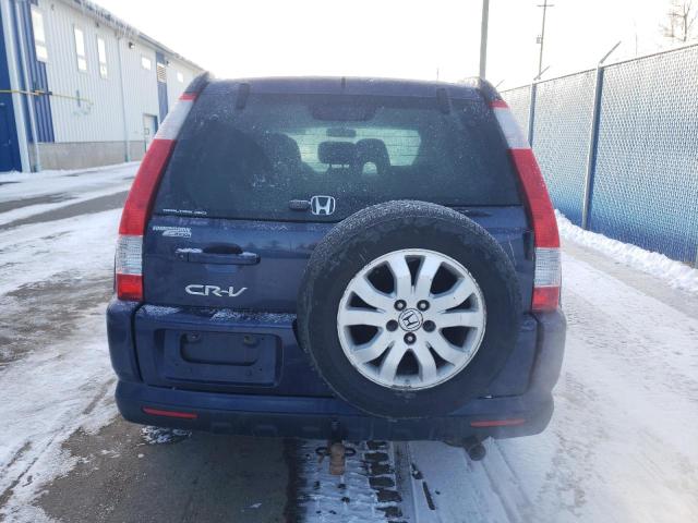 JHLRD78996C816190 - 2006 HONDA CR-V SE BLUE photo 6