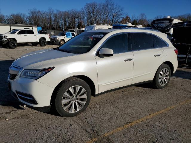 5FRYD4H42FB011080 - 2015 ACURA MDX TECHNOLOGY WHITE photo 1