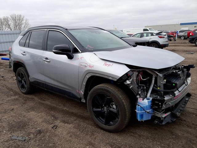 2T3EWRFV2LW063211 - 2020 TOYOTA RAV4 XSE GRAY photo 4